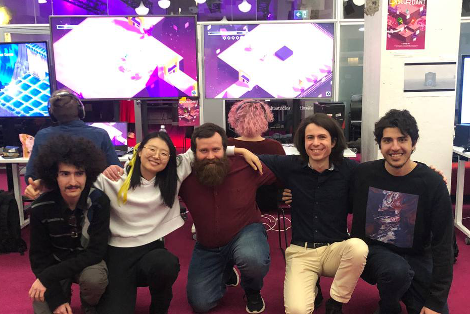 The Discordant team: Zsombor Szabó, Esko Vähämäki, Ahmad Erfani, Eetu Leppälä, Bingxiao Luo, and Ali Hosseini
