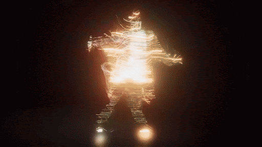 Music-reactive particle effect by Keijiro Takahashi