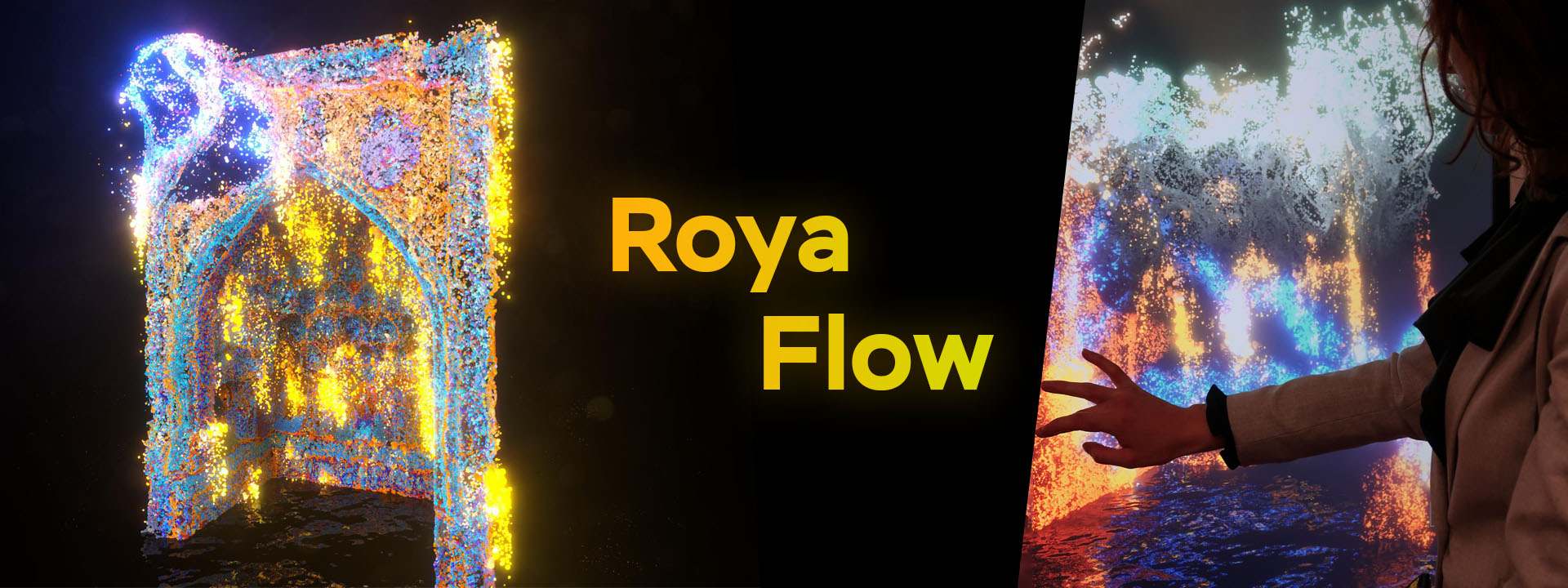 Roya Flow interactive art piece